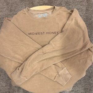 Tan Crew Neck Sweater